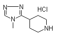 4-(4-Methyl-4H-1,2,4-triazol-3-yl)piperidine hydrochloride